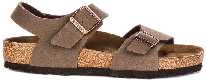 Birkenstock New York Shoes | Mocha Birko-Flor for Kids