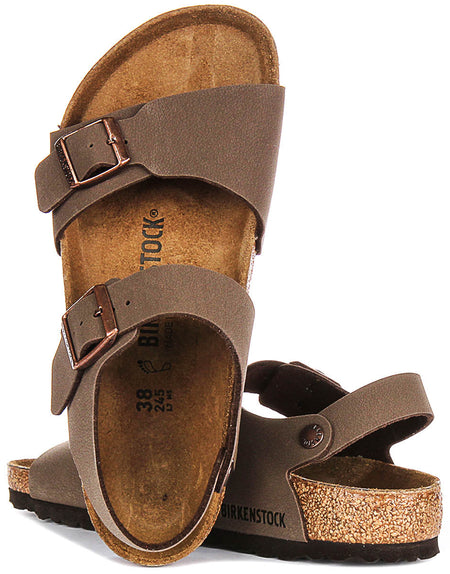 Chaussures Birkenstock New York | Birko-Flor moka pour enfants