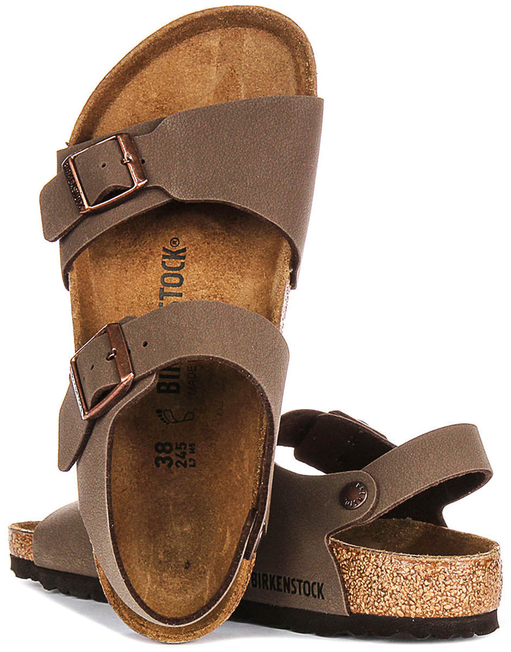 Birkenstock New York Shoes | Mocha Birko-Flor for Kids