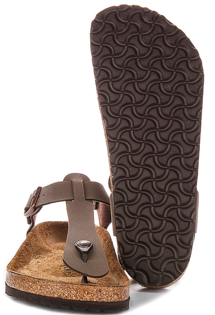 Birkenstock Kairo Clogs | Mocha Birko-Flor for Men and Women - Regular Fit