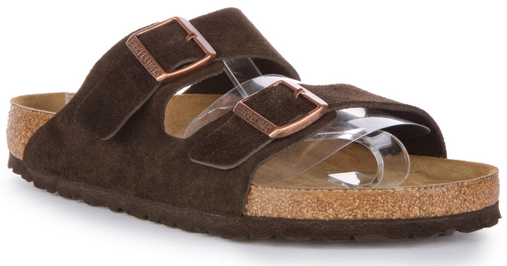 Birkenstock Arizona Sandals | Mocha suede leather for Men