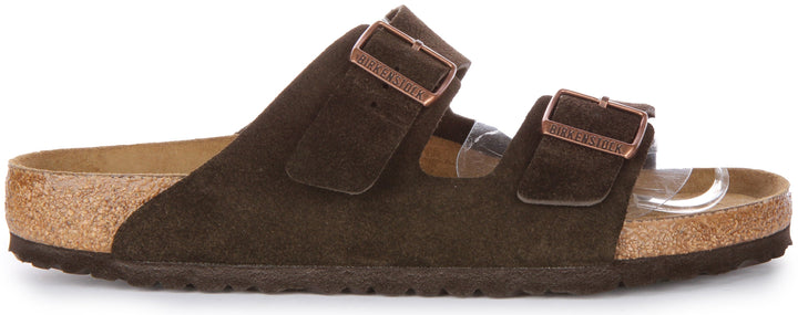Birkenstock Arizona Sandals | Mocha suede leather for Men