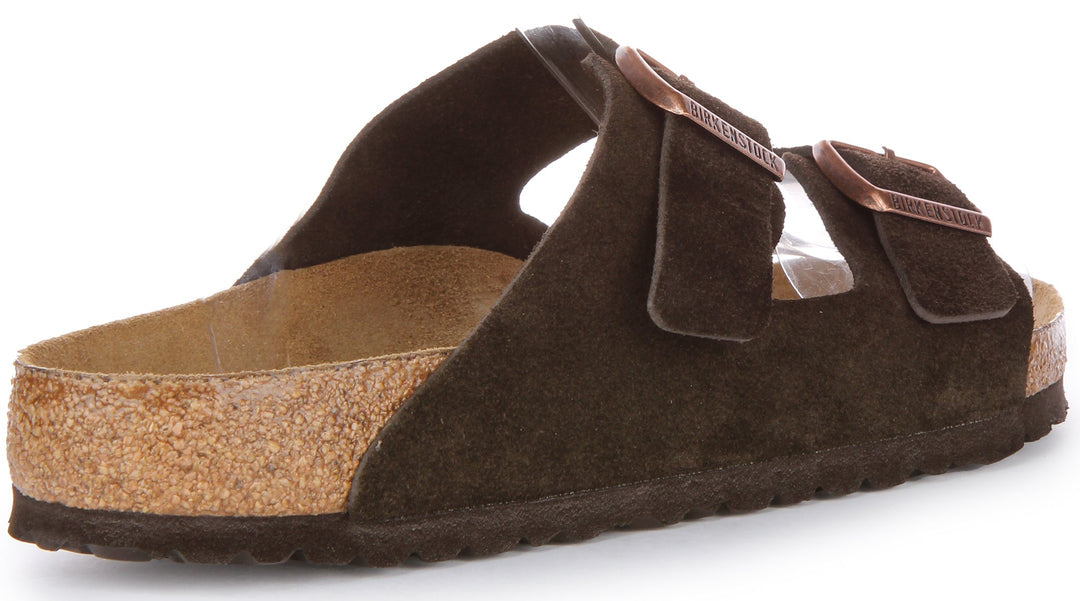 Birkenstock Arizona Sandals | Mocha suede leather for Men