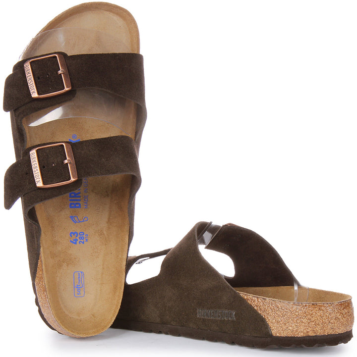 Birkenstock Arizona Sandals | Mocha suede leather for Men