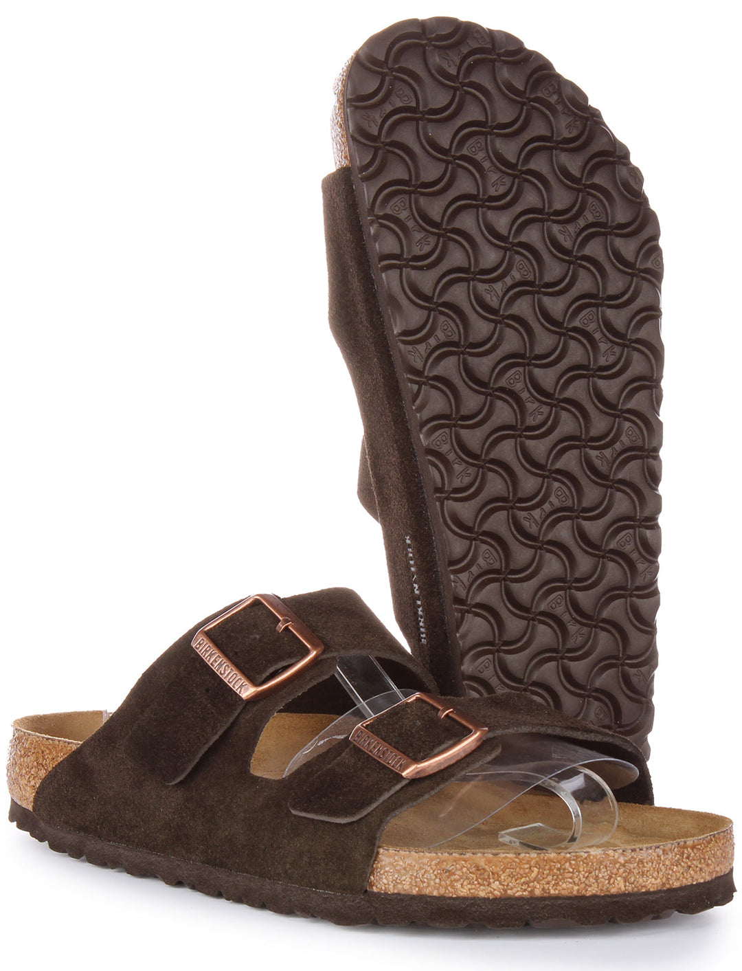 Birkenstock Arizona Sandals | Mocha suede leather for Men