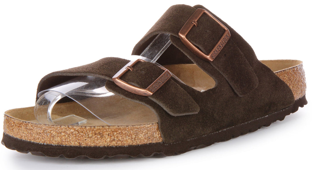 Birkenstock Arizona Sandals | Mocha suede leather for Men