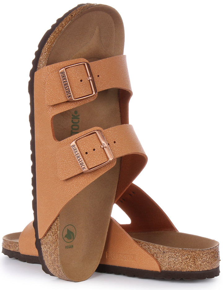 Birkenstock Arizona Sandals | Peach Birko-Flor - Vegan-Friendly for Men and Women