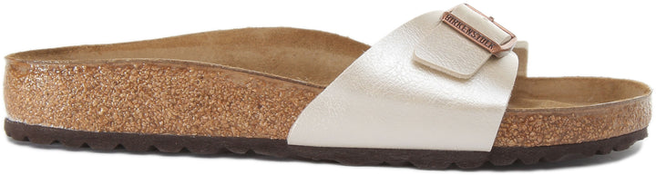 Birkenstock Madrid Sandals | White Birko-Flor for Women