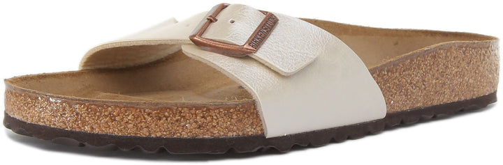 Birkenstock Madrid Sandals | White Birko-Flor for Women