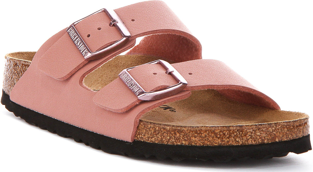 Birkenstock Arizona Sandals | Pink Birko-Flor for Kids - Narrow Fit