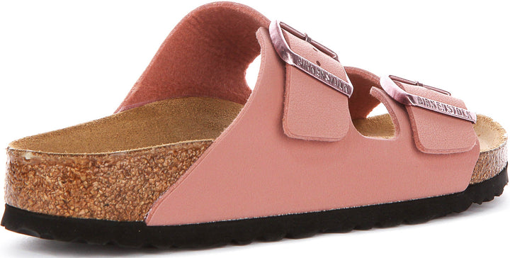 Birkenstock Arizona Sandals | Pink Birko-Flor for Kids - Narrow Fit