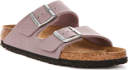 Birkenstock Arizona Sandals | Purple Birko-Flor for Kids - Narrow Fit