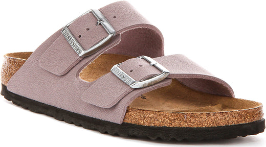Birkenstock Arizona Sandals | Purple Birko-Flor for Kids - Narrow Fit