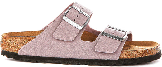 Birkenstock Arizona Sandals | Purple Birko-Flor for Kids - Narrow Fit