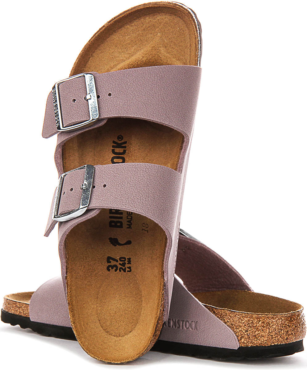Birkenstock Arizona Sandals | Purple Birko-Flor for Kids - Narrow Fit