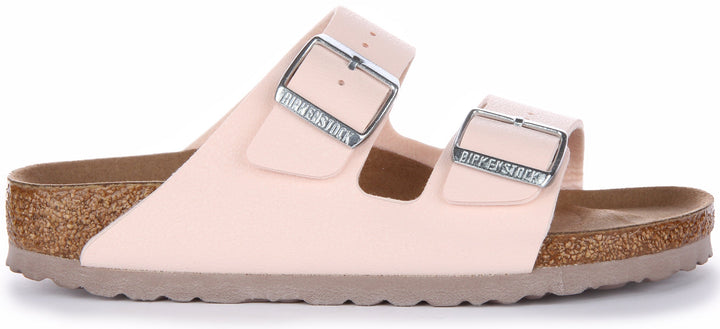 Birkenstock Arizona Sandals | Pink Birkibuc - Vegan-Friendly for Women