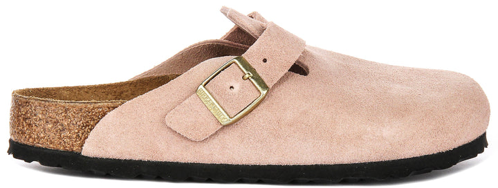 Birkenstock Boston Clogs | Pink Birko-Flor for Men and Women