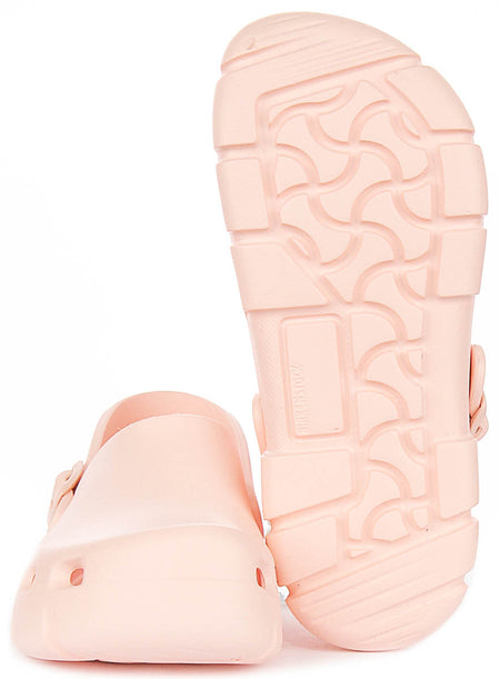 Birkenstock Birki Flow zoccoli | EVA rosa da donna - Calzata regolare