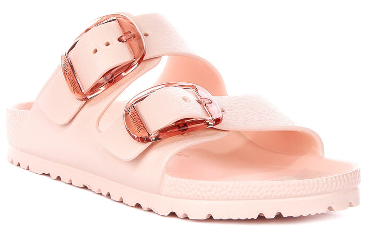 Birkenstock Arizona Sandals | Pink EVA - Big Buckle for Women - Narrow Fit