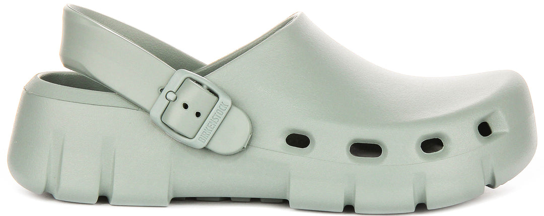 Birkenstock Birki Flow Clogs | Sage Green EVA for Women - Regular Fit