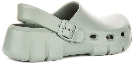 Birkenstock Birki Flow Clogs | Sage Green EVA for Women - Regular Fit