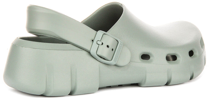 Birkenstock Birki Flow Clogs | Sage Green EVA for Women - Regular Fit