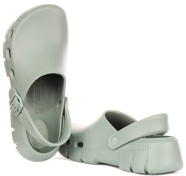 Birkenstock Birki Flow Clogs | Sage Green EVA for Women - Regular Fit