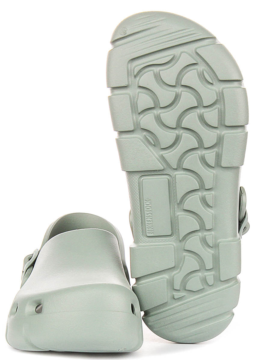 Birkenstock Birki Flow Clogs | Sage Green EVA for Women - Regular Fit