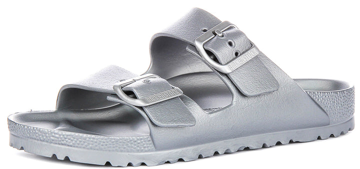 Birkenstock Arizona Sandals | Silver EVA for Men and Women - Narrow Fit