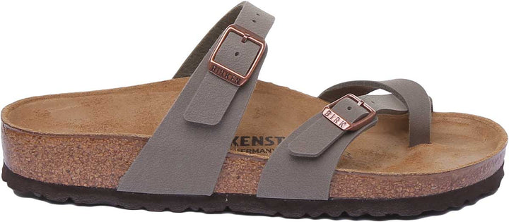 Birkenstock Mayari Sandals | Stone Birko-Flor - Metallic Finish for Women