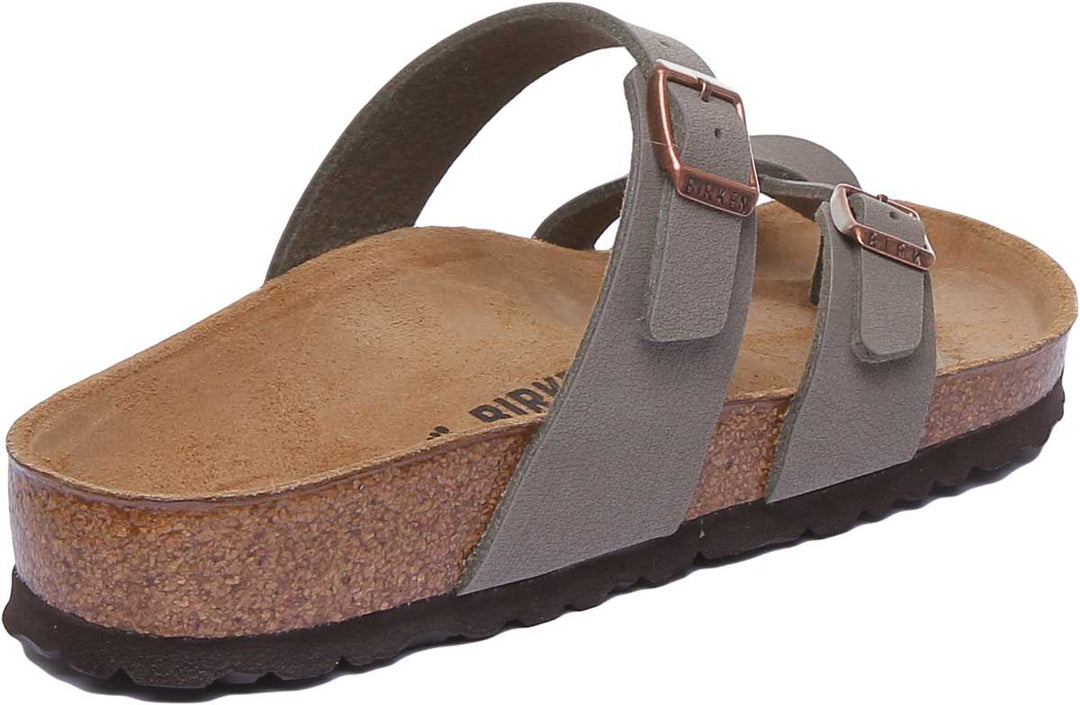 Birkenstock Mayari Sandals | Stone Birko-Flor - Metallic Finish for Women