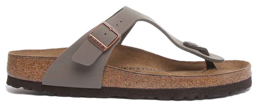 Sandalias Birkenstock Gizeh | Birko-Flor color piedra para mujer