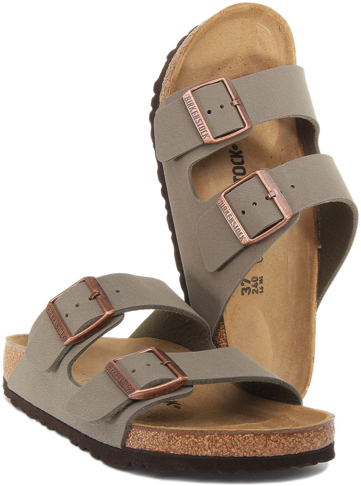 Birkenstock Arizona Sandals | Stone Birko-Flor for Women