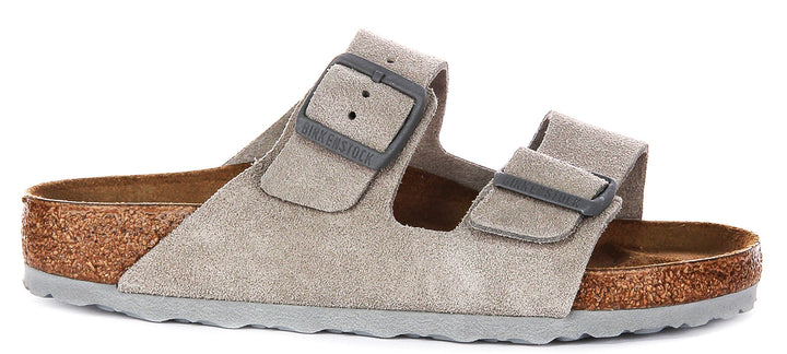 Birkenstock Arizona Sandals | Stone Birko-Flor for Women - Regular Fit