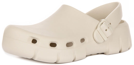 Birkenstock Birki Flow Clogs | Stone EVA for Men and Women - Regular Fit