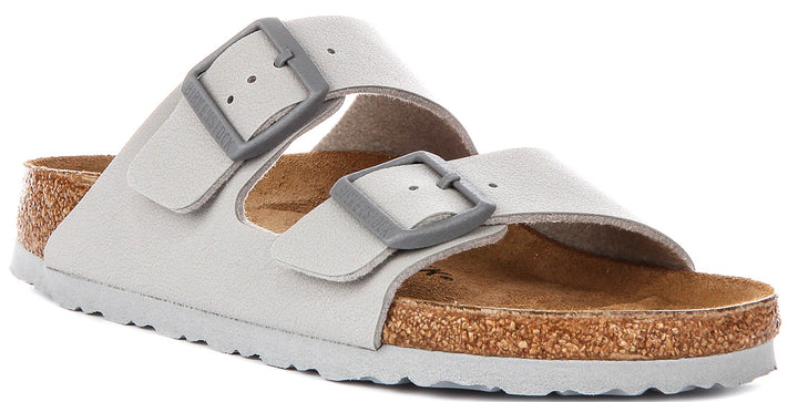 Birkenstock Arizona Sandals | Stone Birko-Flor for Women - Narrow Fit
