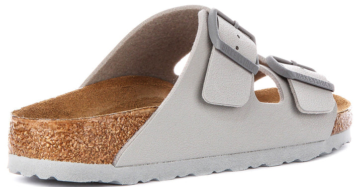 Birkenstock Arizona Sandals | Stone Birko-Flor for Women - Narrow Fit