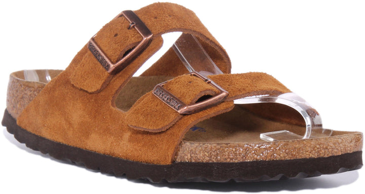 Birkenstock Arizona Sandals | Brown suede leather for Women