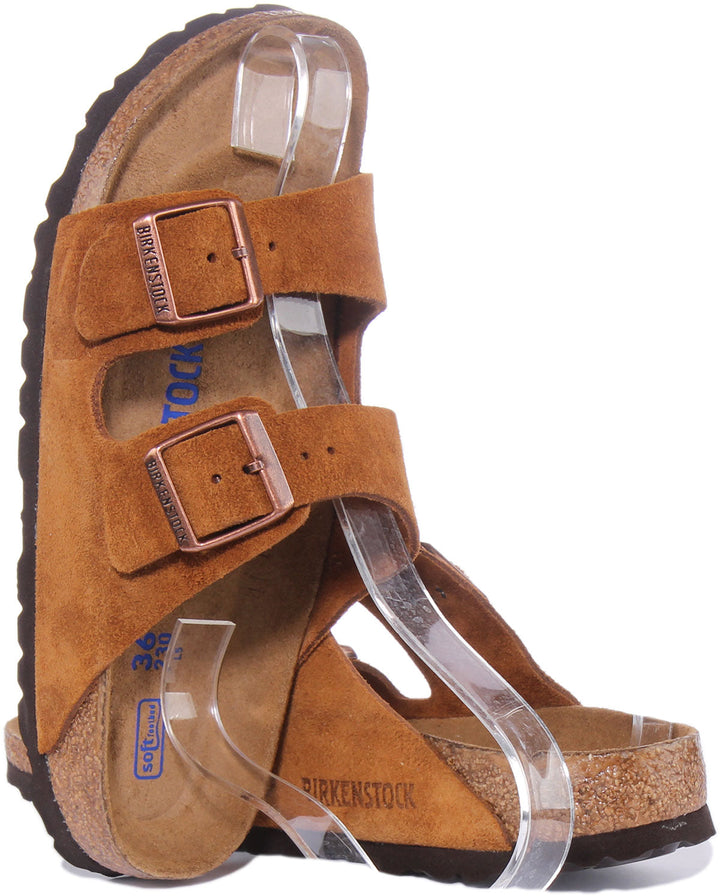 Birkenstock Arizona Sandals | Brown suede leather for Women