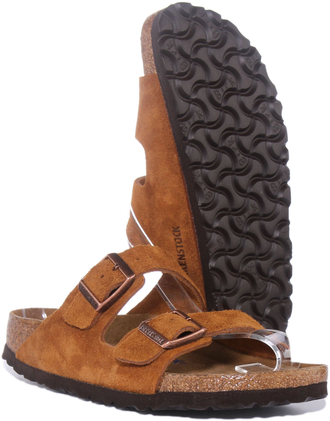 Birkenstock Arizona Sandals | Brown suede leather for Women