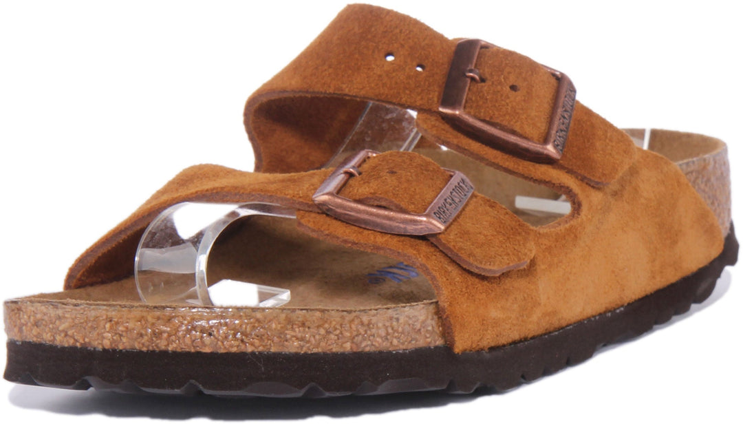 Birkenstock Arizona Sandals | Brown suede leather for Women
