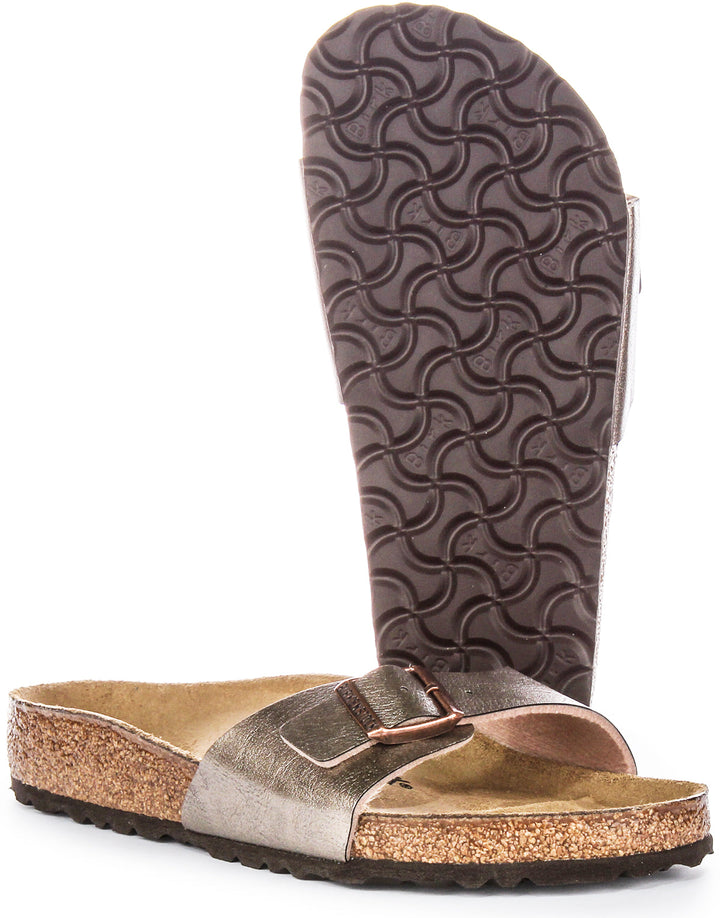 Birkenstock Madrid Sandals | Taupe Birko-Flor for Women