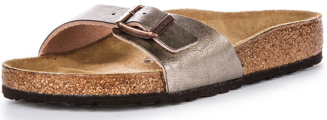 Birkenstock Madrid Sandals | Taupe Birko-Flor for Women