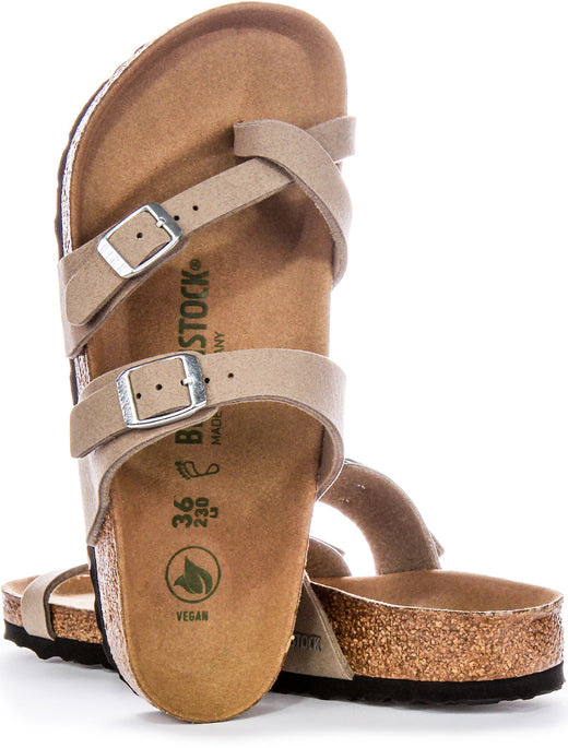 Sandales Birkenstock Mayari | Birko-Flor taupe - vegan pour hommes et femmes