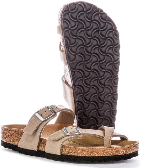 Sandali Birkenstock Mayari | Birko-Flor color tortora - Adatto ai vegani, da uomo e da donna