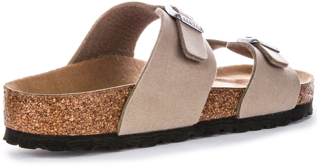 Birkenstock Sydney Clogs | Taupe Birko-Flor - Vegan-Friendly for Women