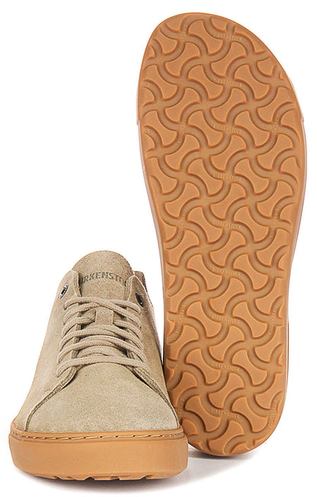 Birkenstock Bend Low Trainers | Taupe suede leather for Men and Women