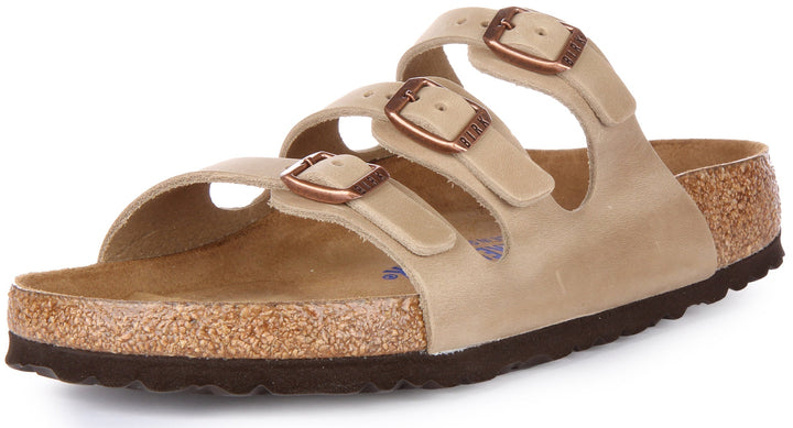 Birkenstock Florida Sandals | Tobacco genuine leather for Men and Women