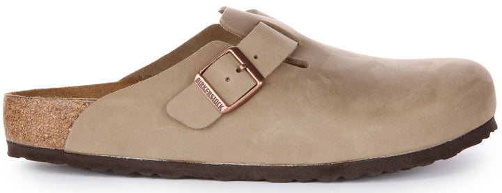 Birkenstock Boston Clogs | Tobacco genuine leather for Women