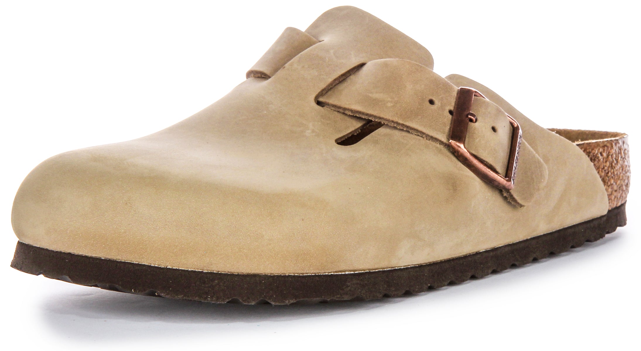 Birkenstock Boston Clogs | Tobacco genuine leather for Men and Women